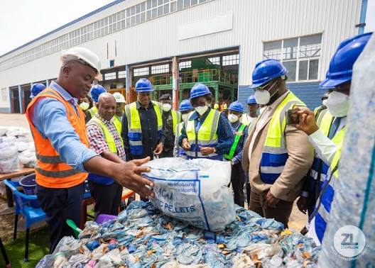 Plastic Sorting in Progress